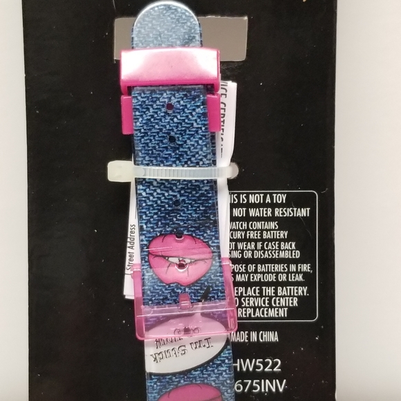 Watch Chic Flashing Lights Watch & Keychain New - Picture 3 of 6